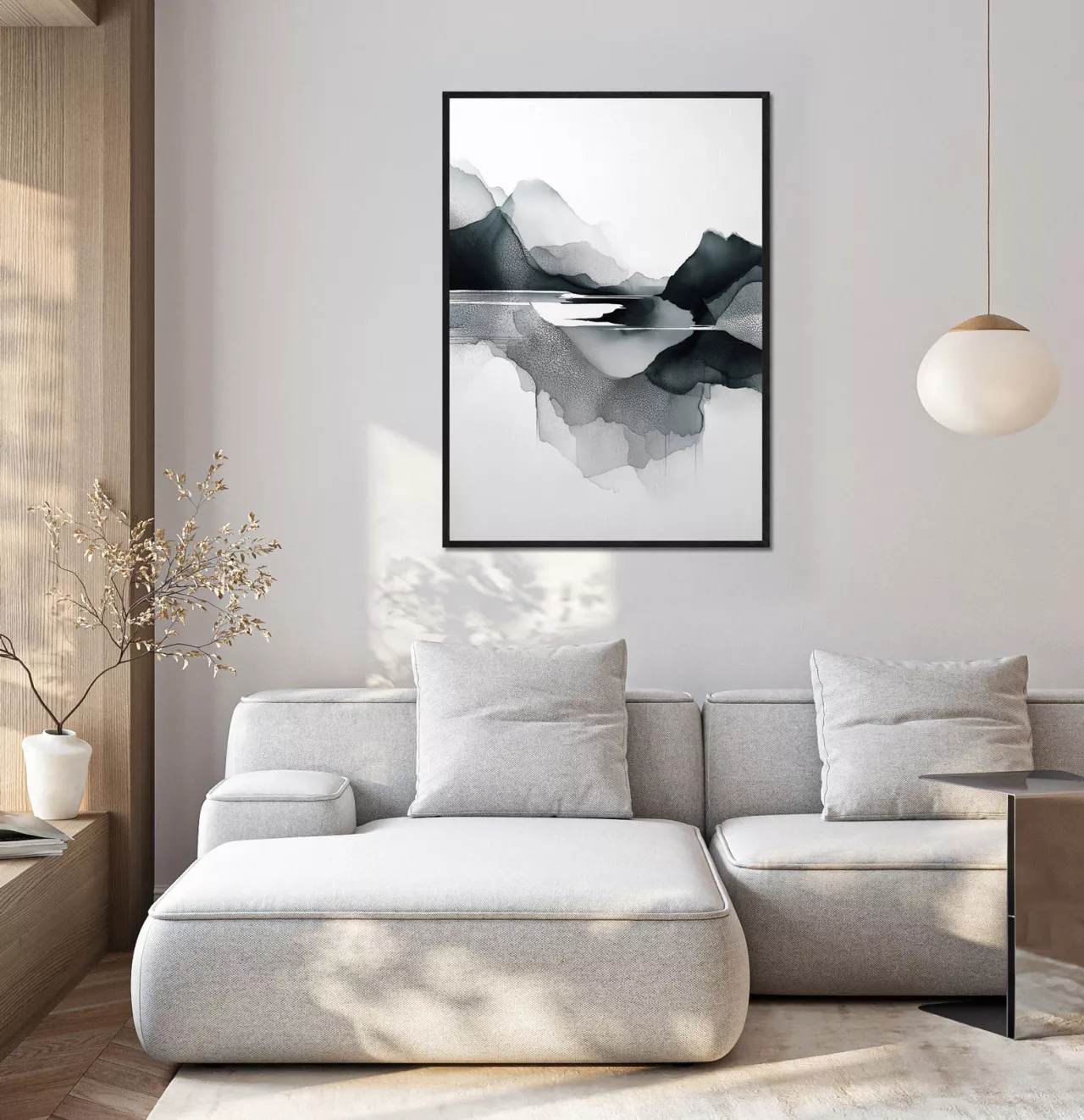 NOIR SUMMIT – Gerahmter Fine Art Print