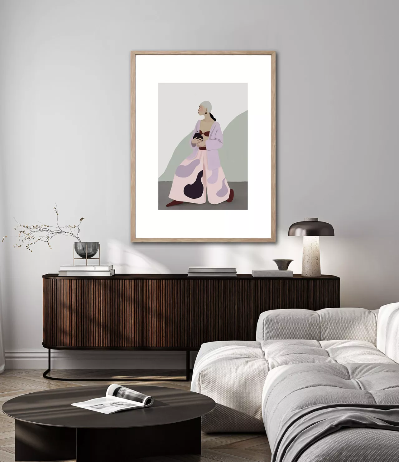 Parisienne | Gerahmter Fine Art Print