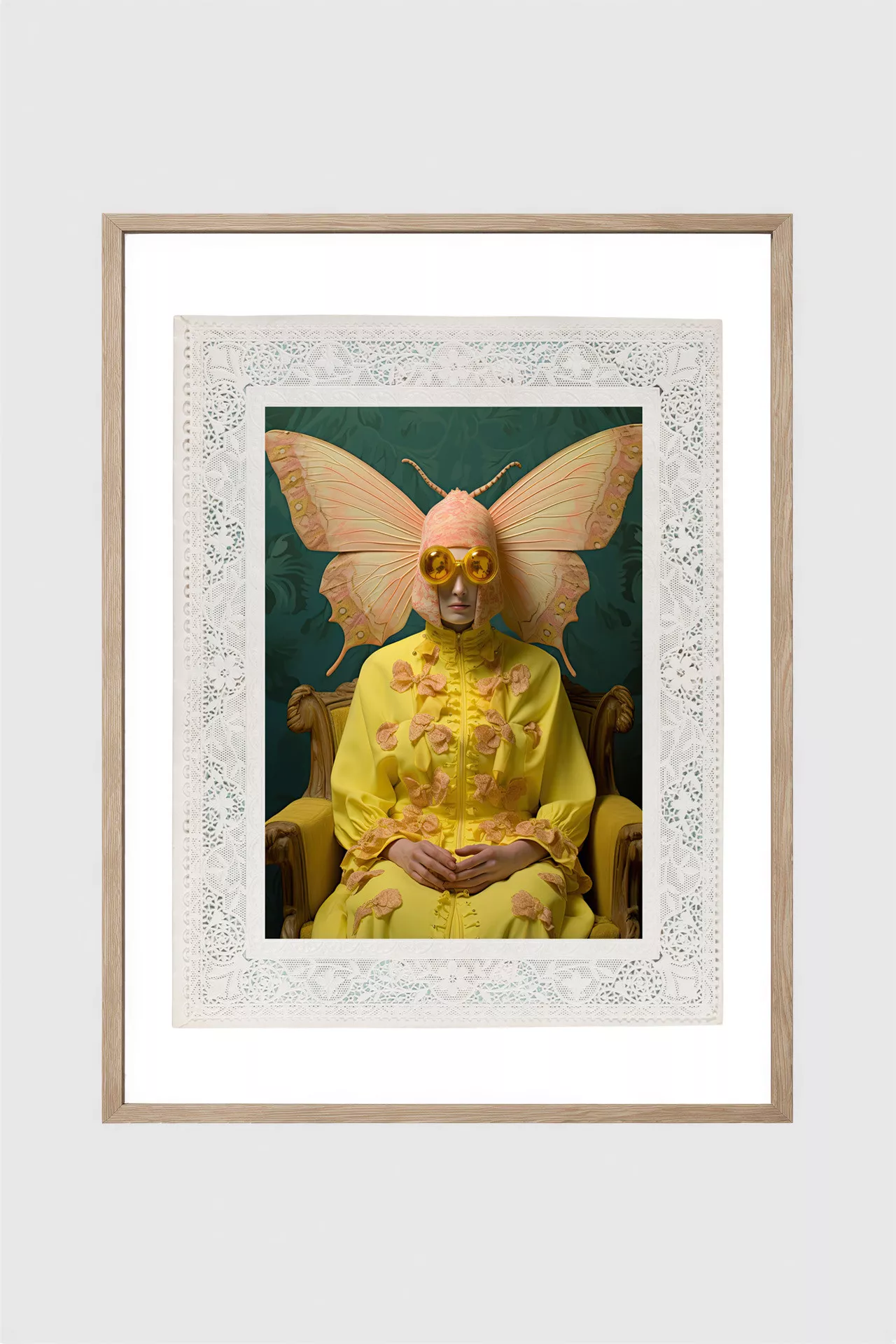 MAISON PAPILLON II - Gerahmter Fine Art Print