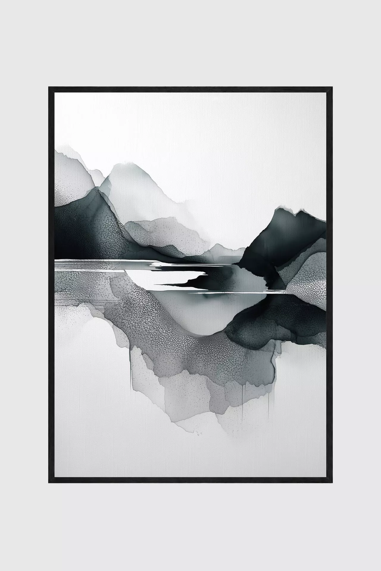 NOIR SUMMIT – Gerahmter Fine Art Print