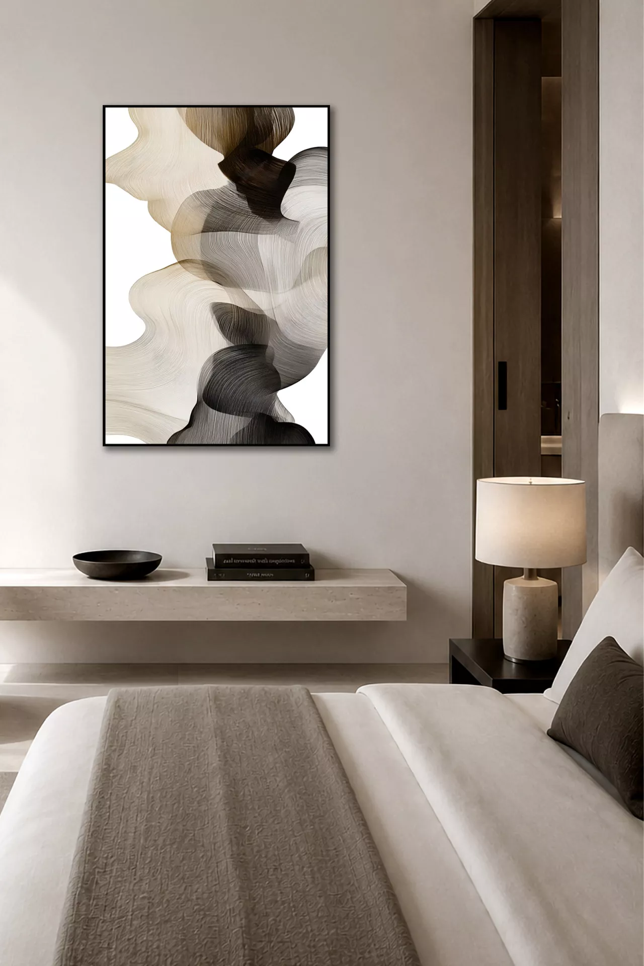 SWEET DISPOSITION I – Abstrakter Kunstdruck auf Leinwand
