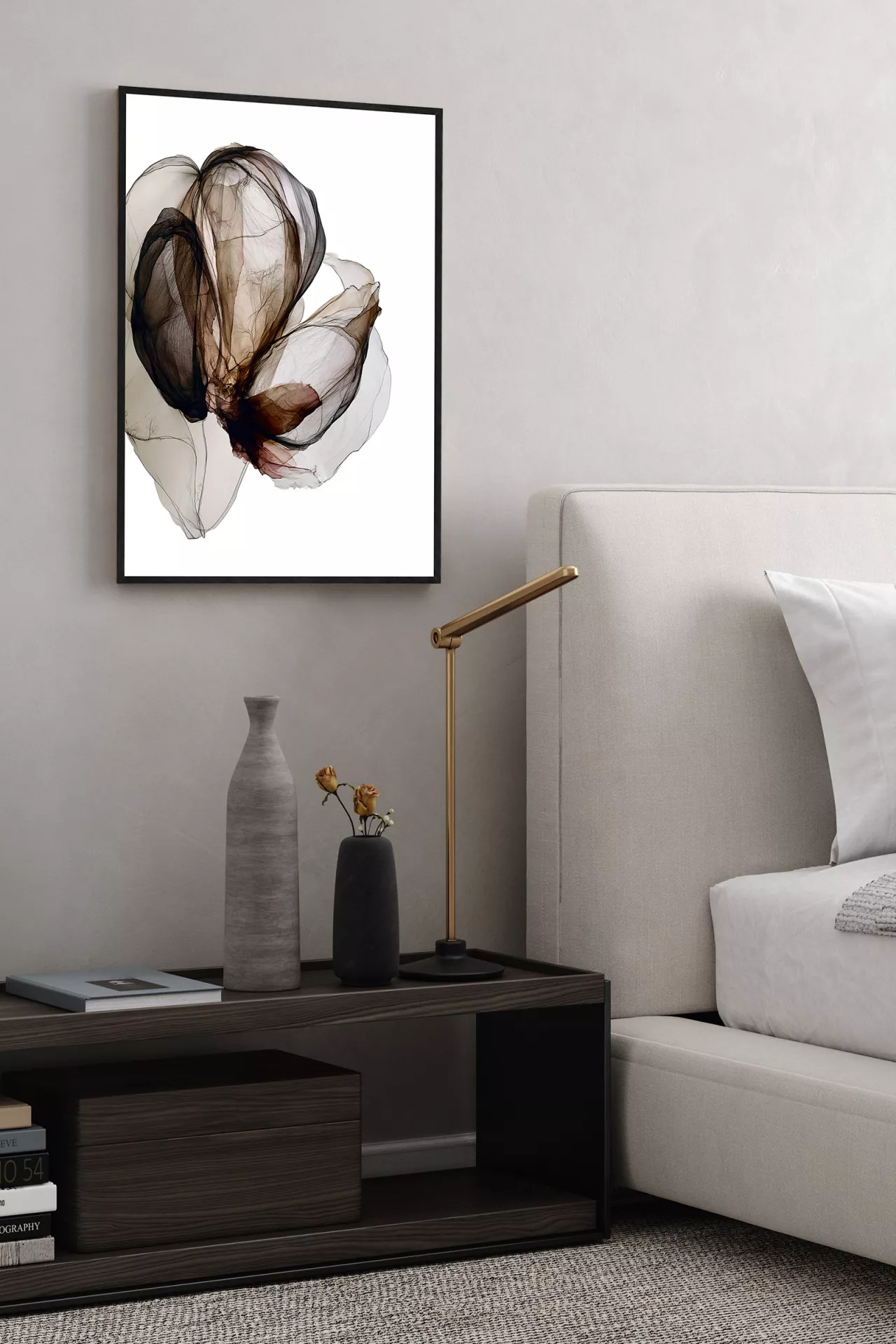 ORGANIC WHISPERS II – Gerahmter Fine Art Print