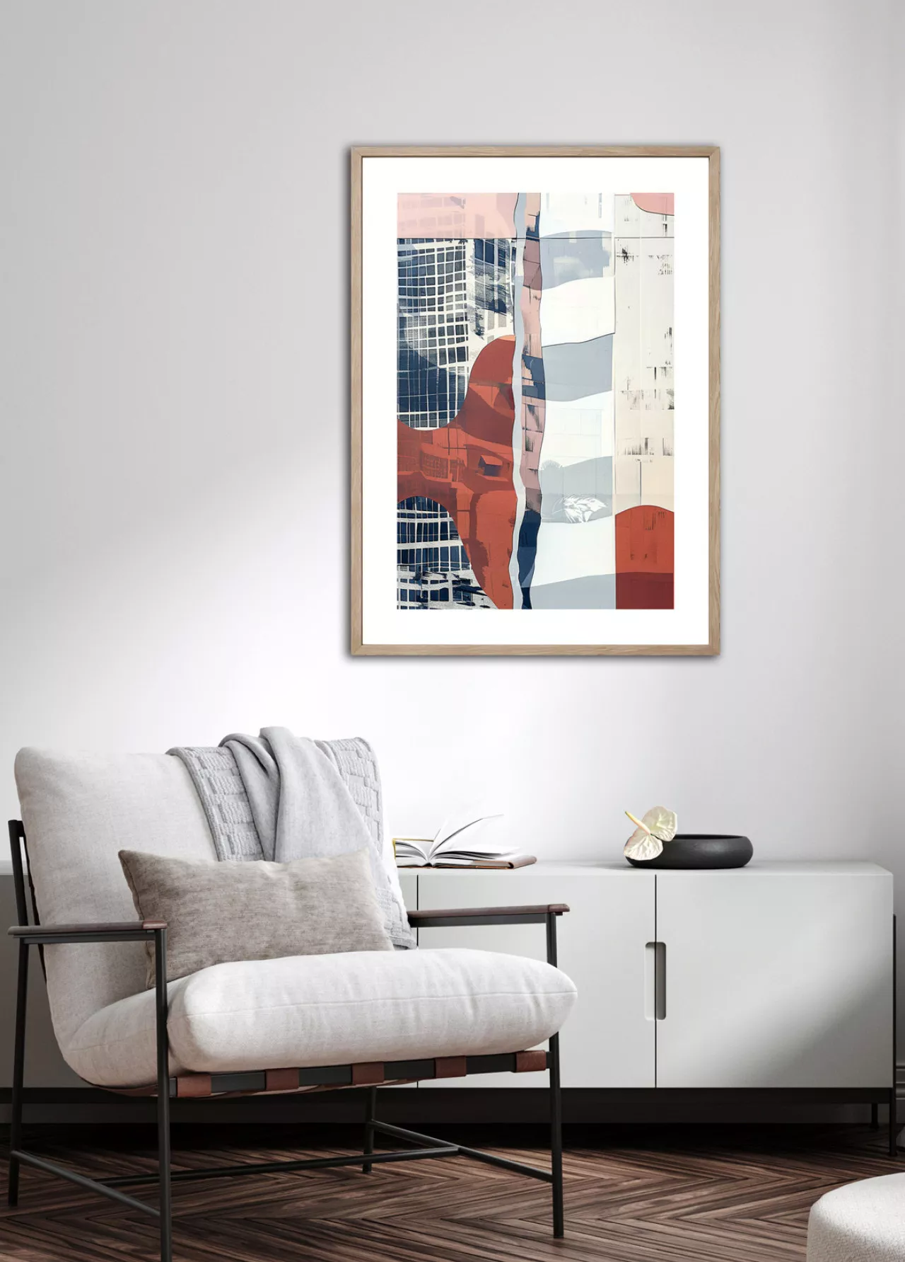 URBAN FLOW I – Gerahmter Fine Art Print