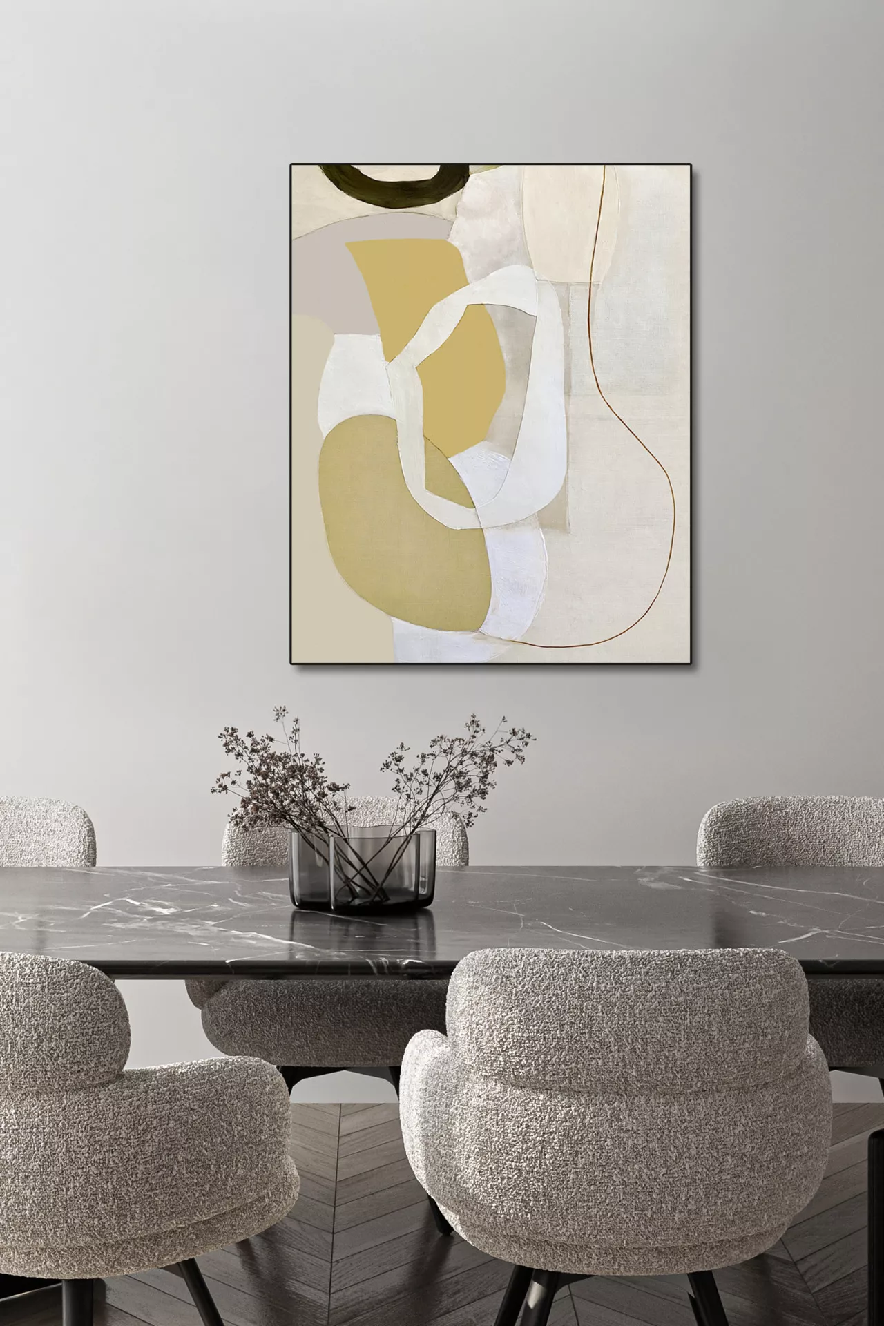 GINGER CLUB Leinwandbild in modernem minimalistischem Interior