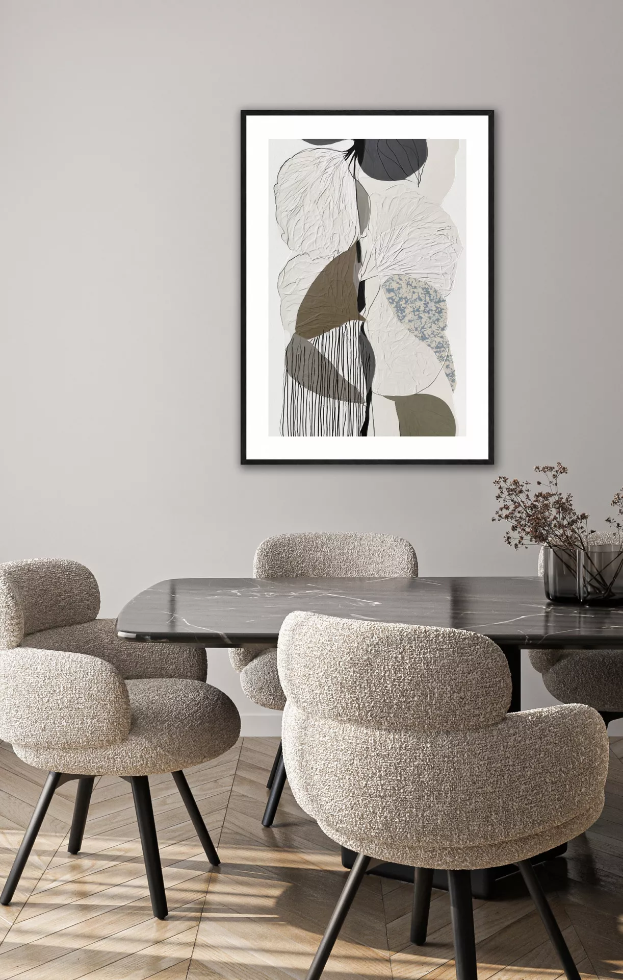 ORGANIC POETRY I – Gerahmter Fine Art Print