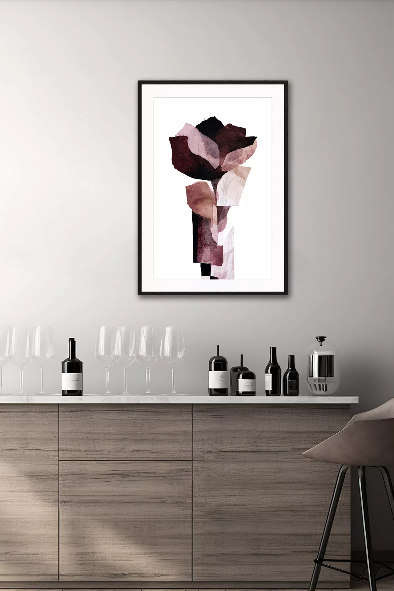 ROSE STAR – GERAHMTER FINE ART PRINT
