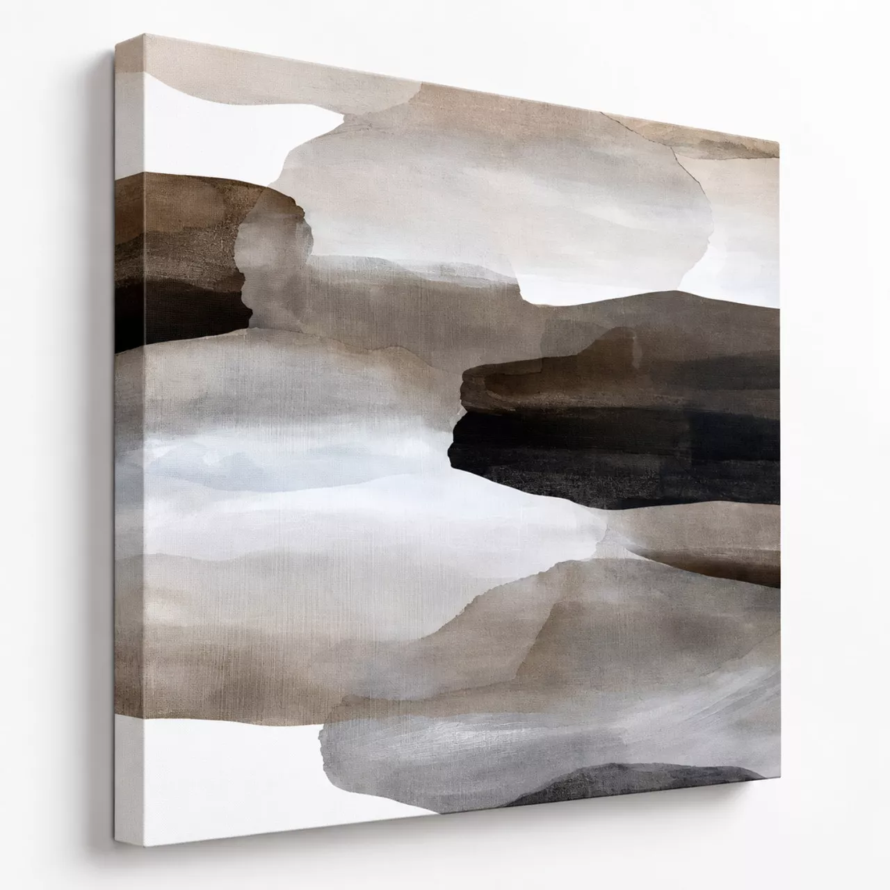TERRA N°1 Fine Art Canvas Print on a 3 cm stretcher frame shown from the side