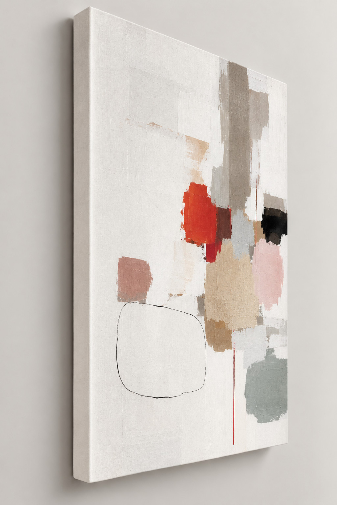 GINDERELLA – Abstrakter Kunstdruck auf Leinwand