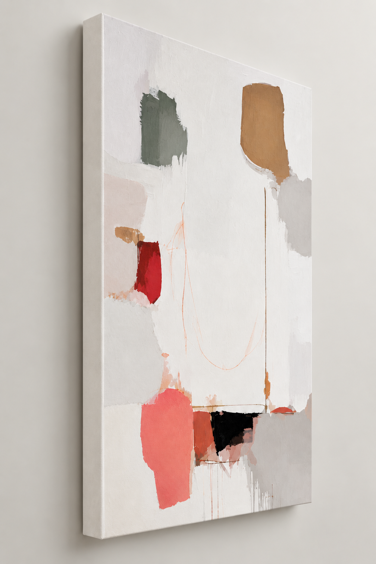 MONROE Kunstdruck auf Leinwand auf 3 cm Keilrahmen, Seitenansicht