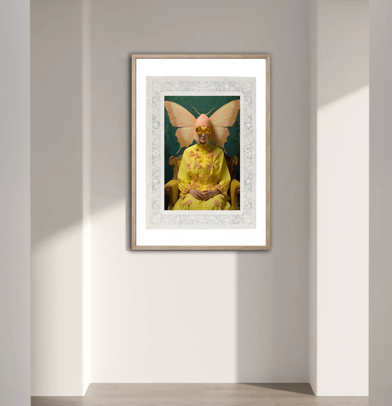 MAISON PAPILLON II - Gerahmter Fine Art Print