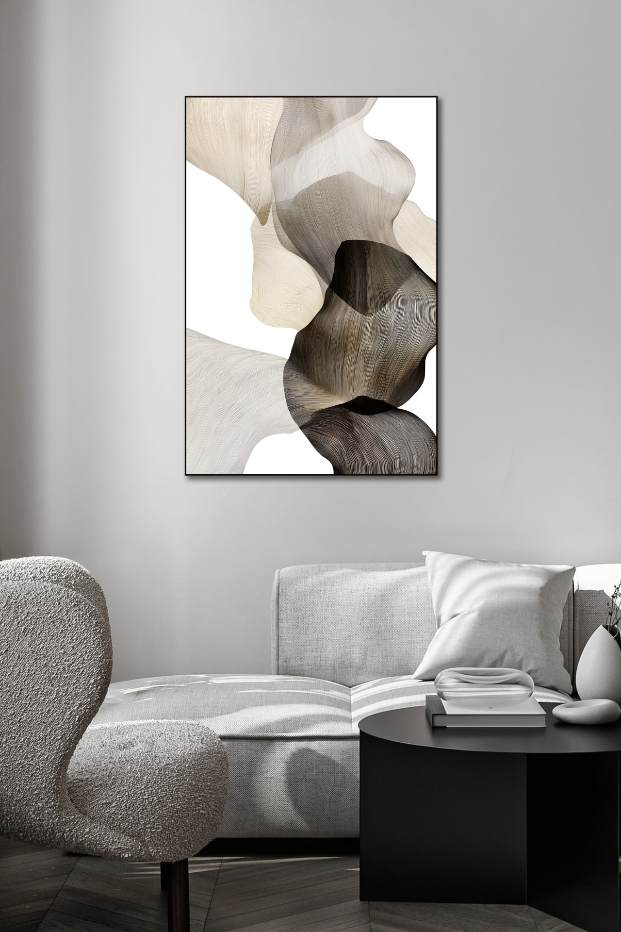 SWEET DISPOSITION II– Abstrakter Kunstdruck auf Leinwand