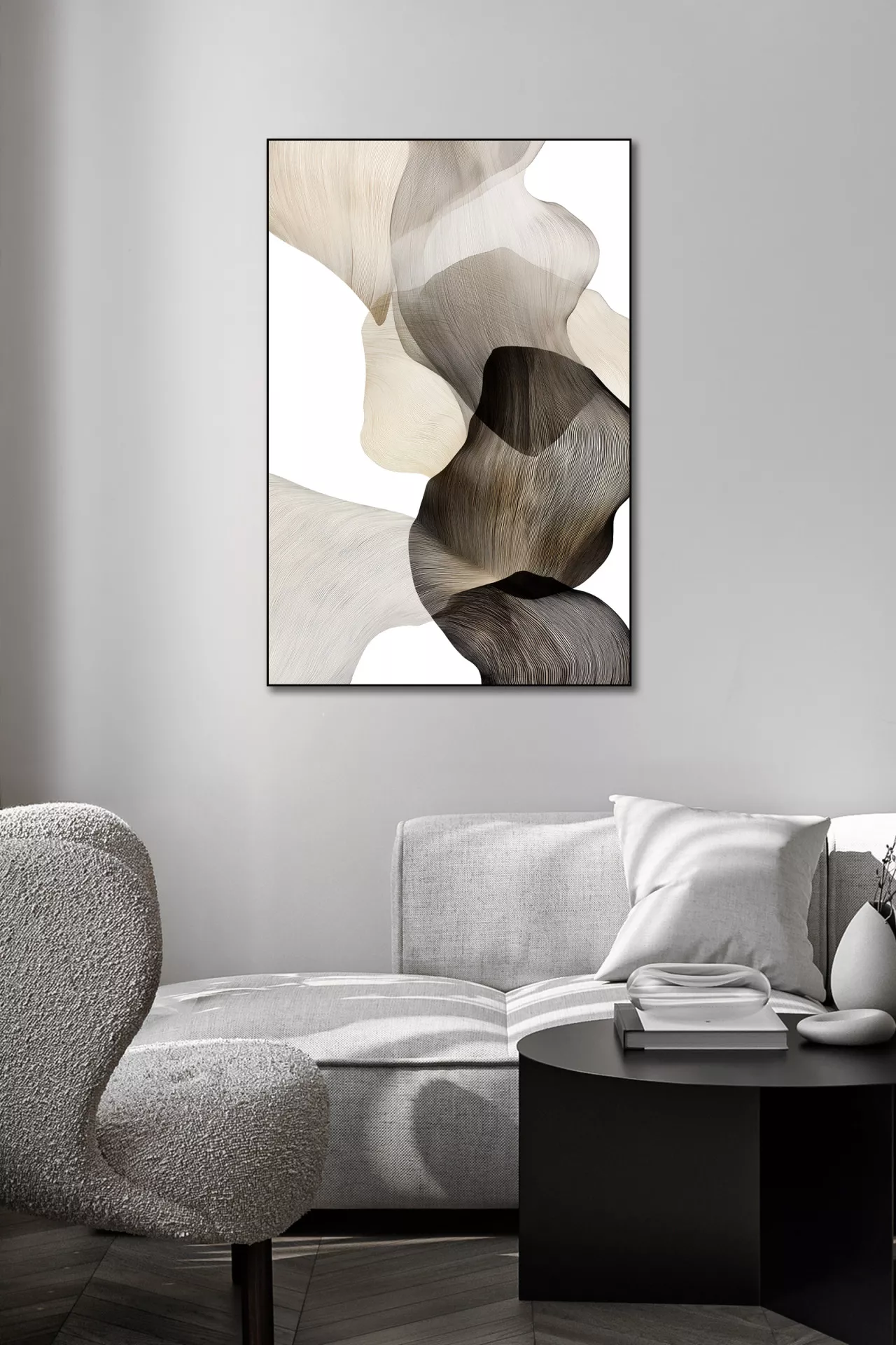 SWEET DISPOSITION II– Abstrakter Kunstdruck auf Leinwand