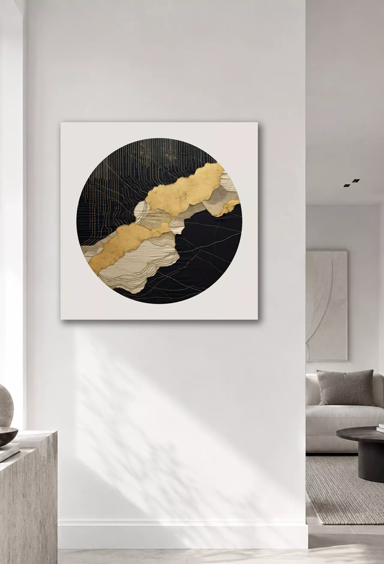 ANDAZ abstraktes Leinwandbild in modernem Interior