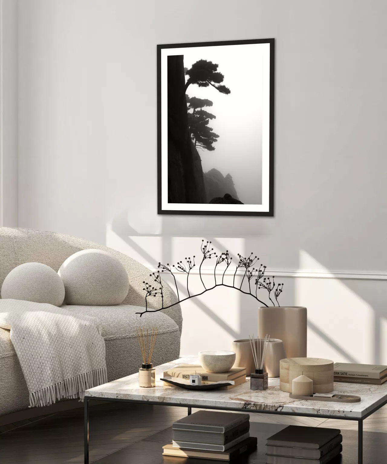 Huan Shan I - Gerahmter Fine Art Print