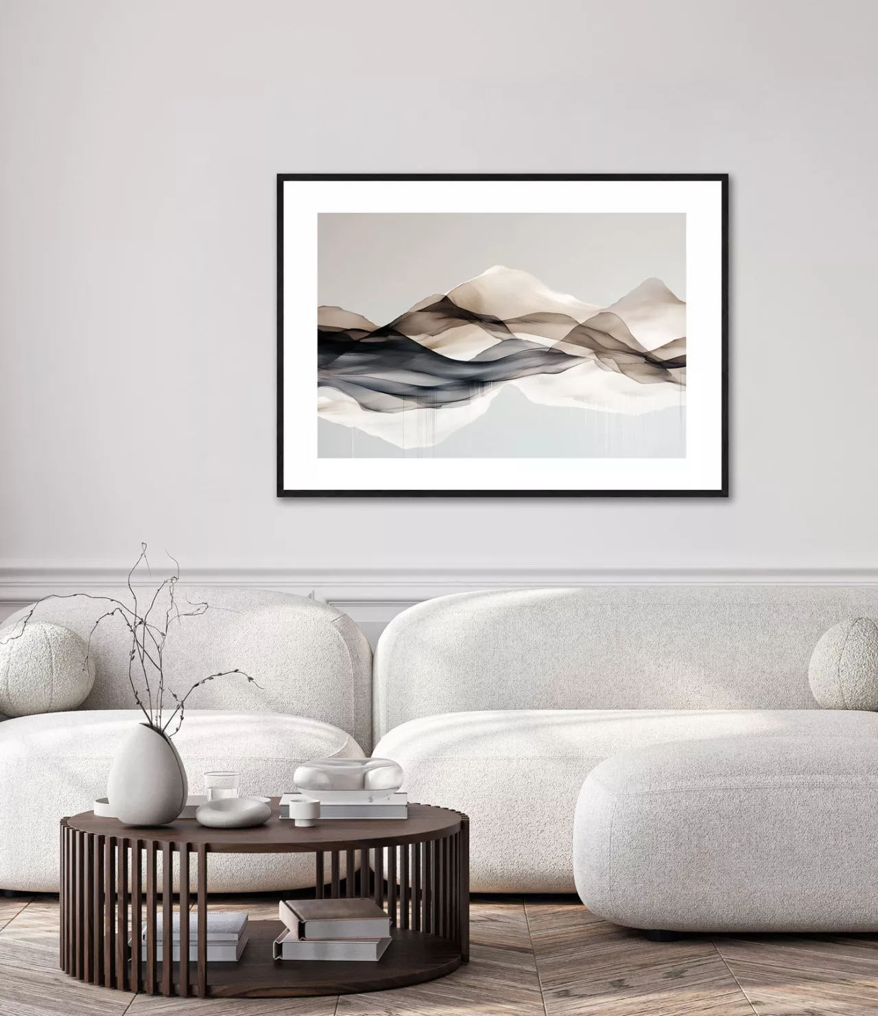 SUMMIT VEIL – Gerahmter Fine Art Print