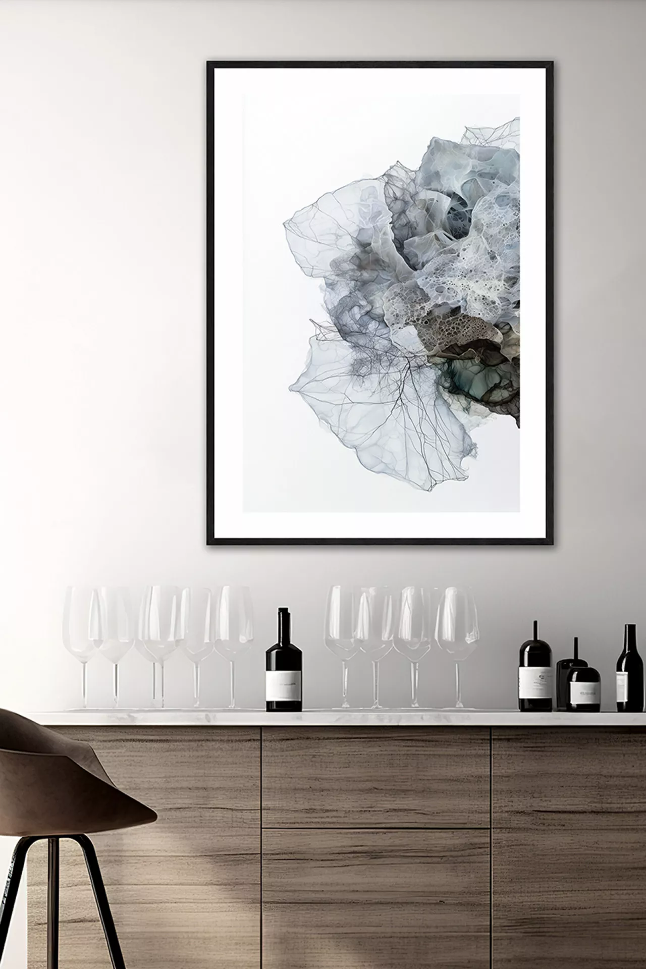 ORGANIC WHISPERS I – Gerahmter Fine Art Print
