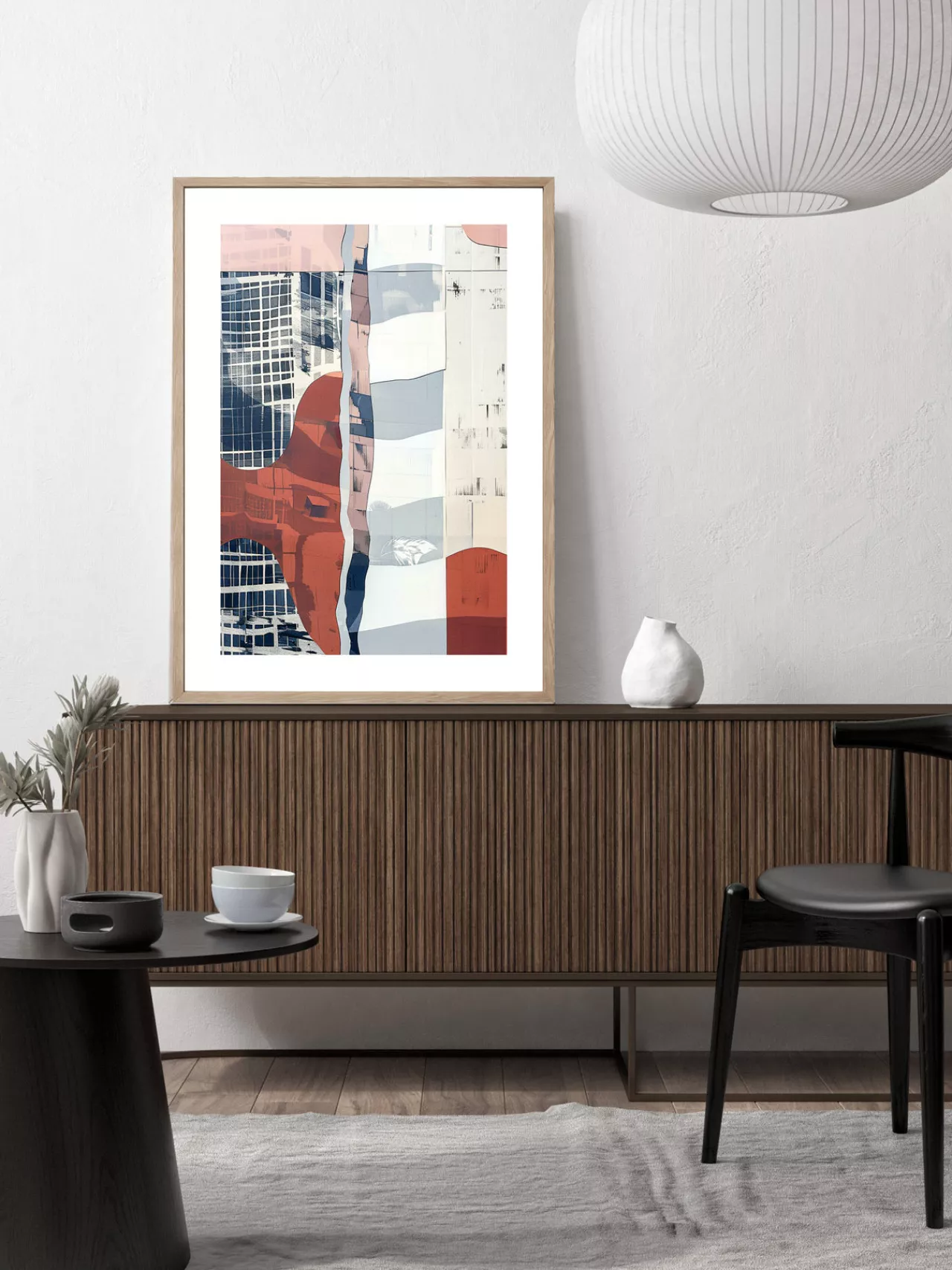 URBAN FLOW I – Gerahmter Fine Art Print