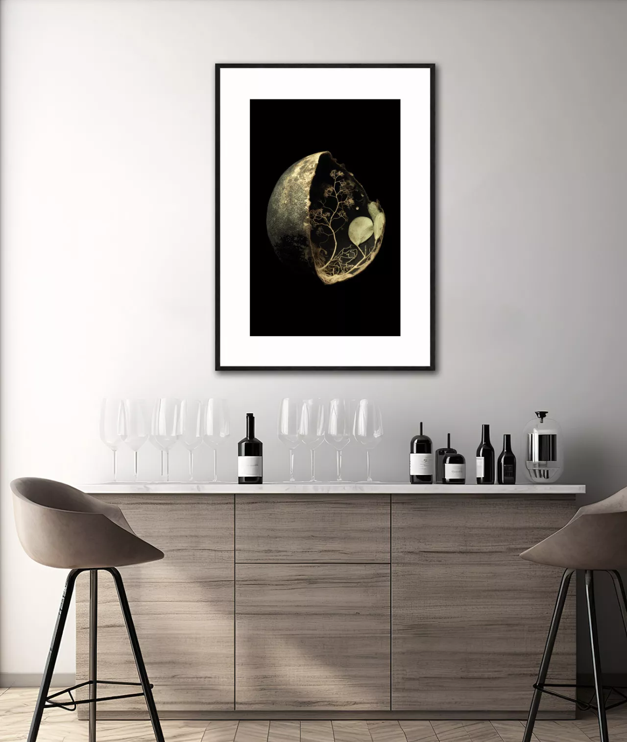 AUREON – Gerahmter Fine Art Print
