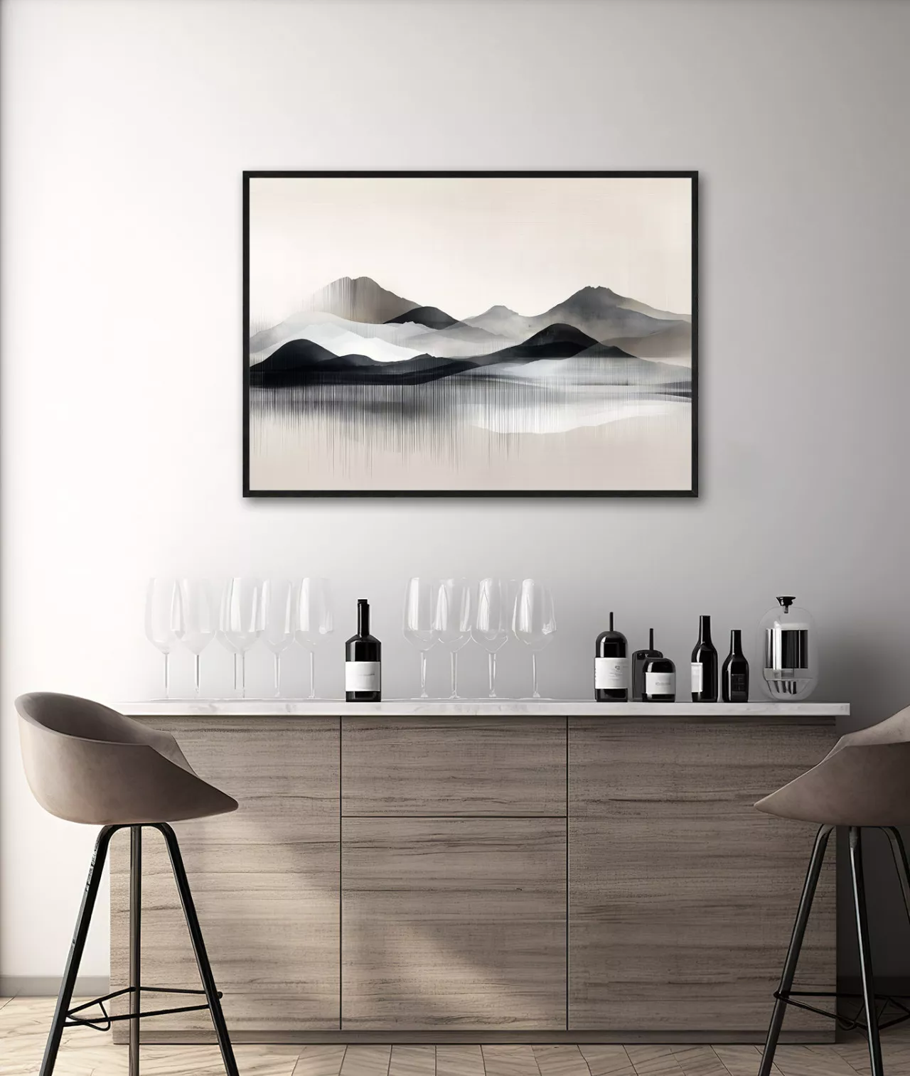 MONTAIR – Gerahmter Fine Art Print