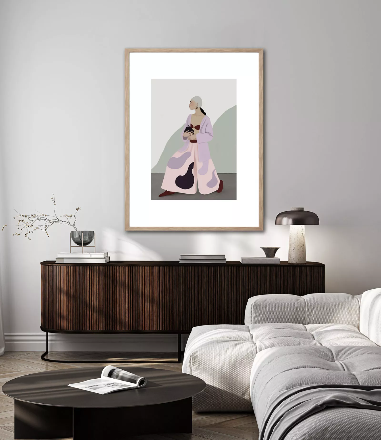 Parisienne | Gerahmter Fine Art Print
