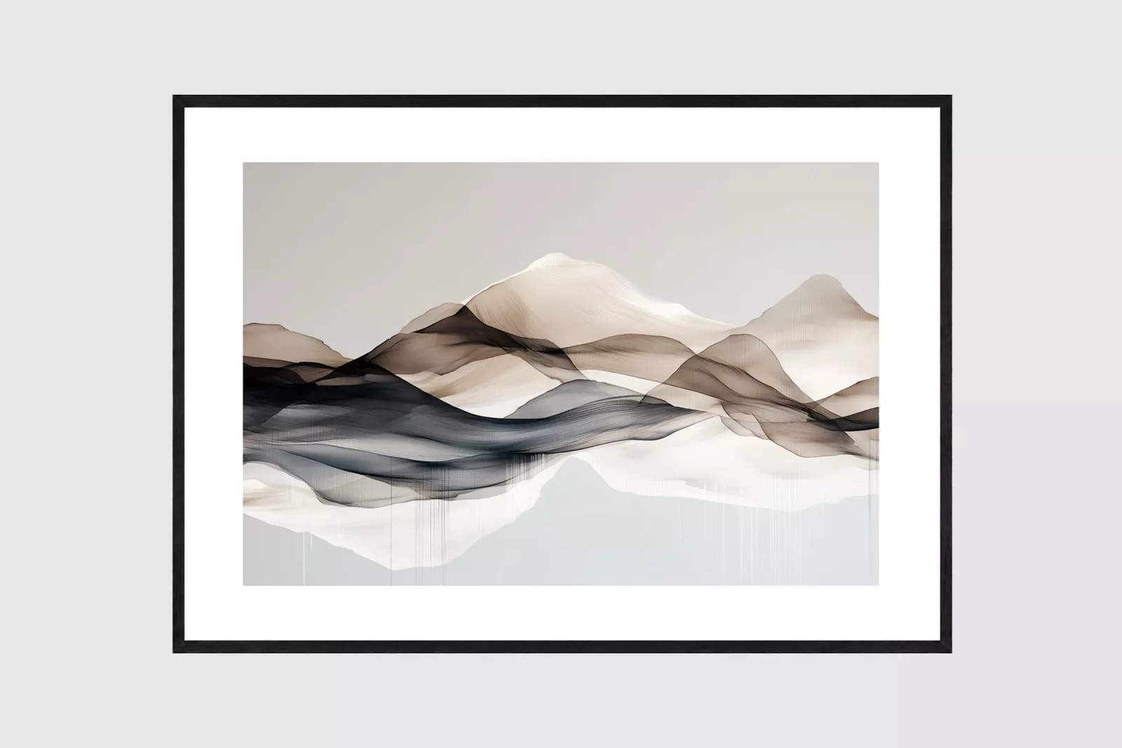 SUMMIT VEIL – Gerahmter Fine Art Print
