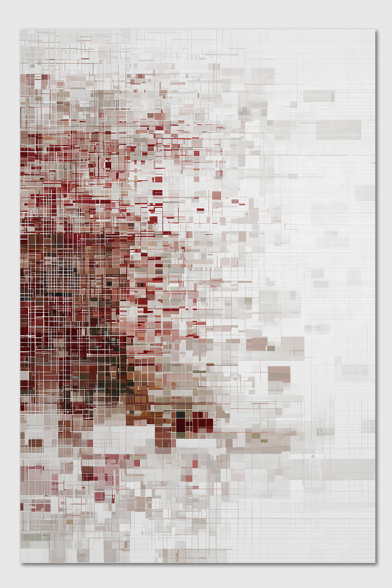 TRACES – Abstrakter Kunstdruck auf Leinwand