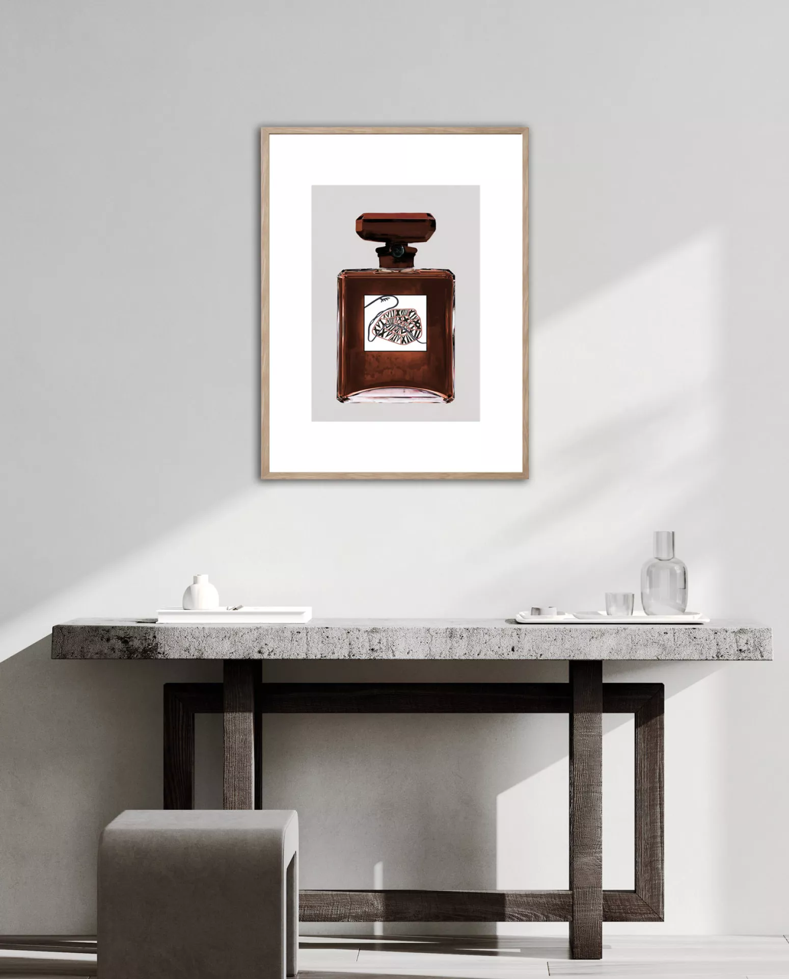 Paris Arrondiscent | Gerahmter Fine Art Print