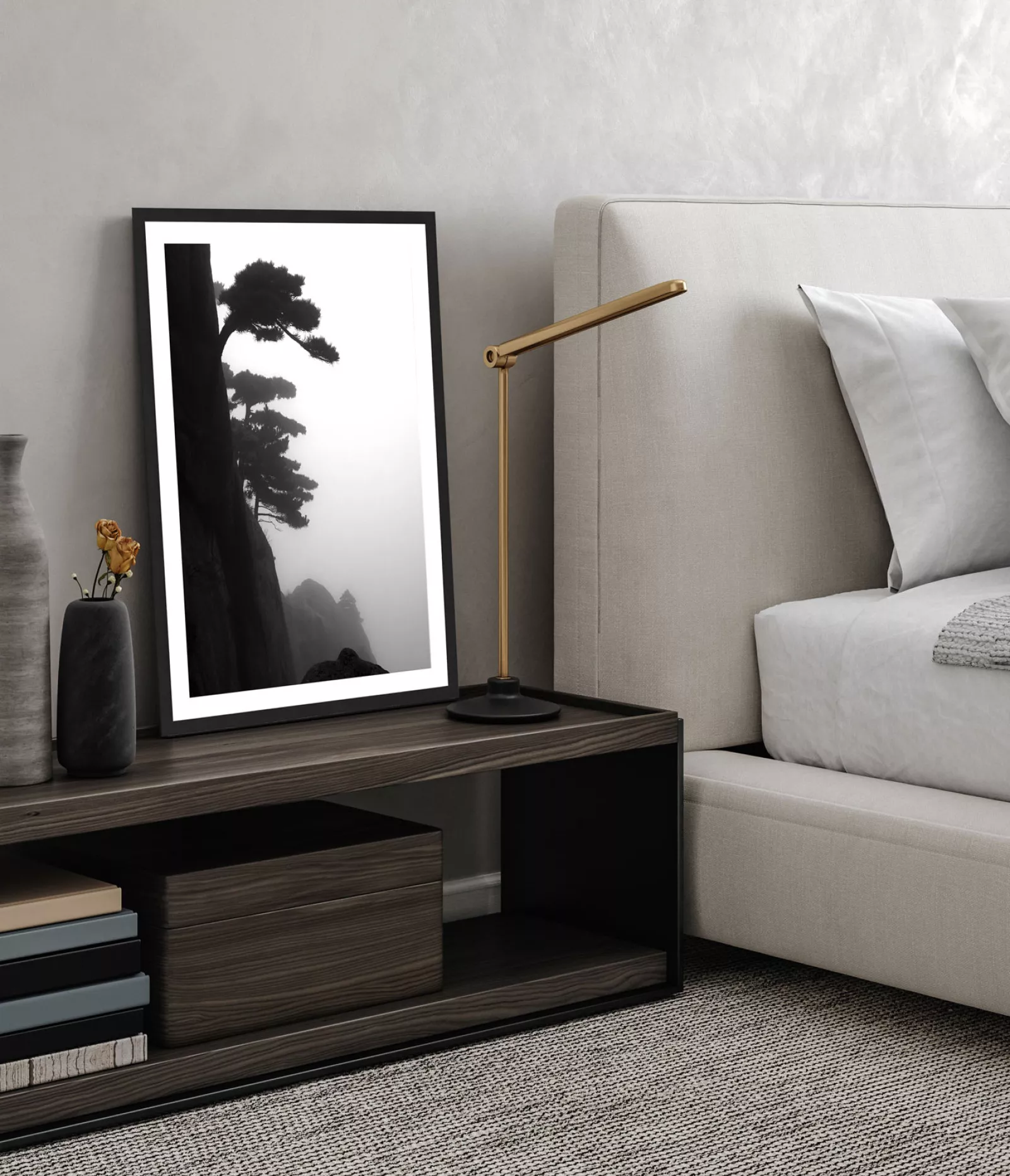 Huan Shan I - Gerahmter Fine Art Print