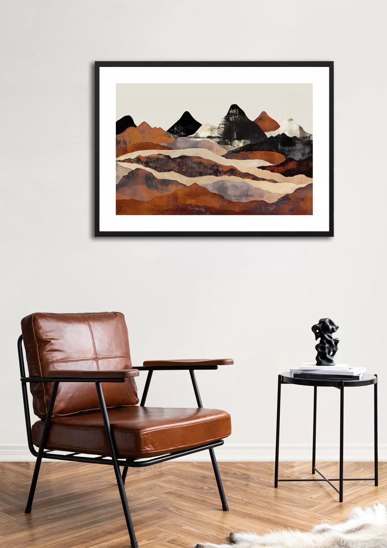 EMBER PEAKS | Gerahmter Fine Art Print