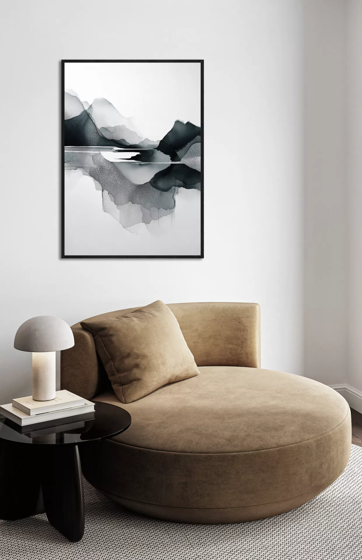NOIR SUMMIT – Gerahmter Fine Art Print