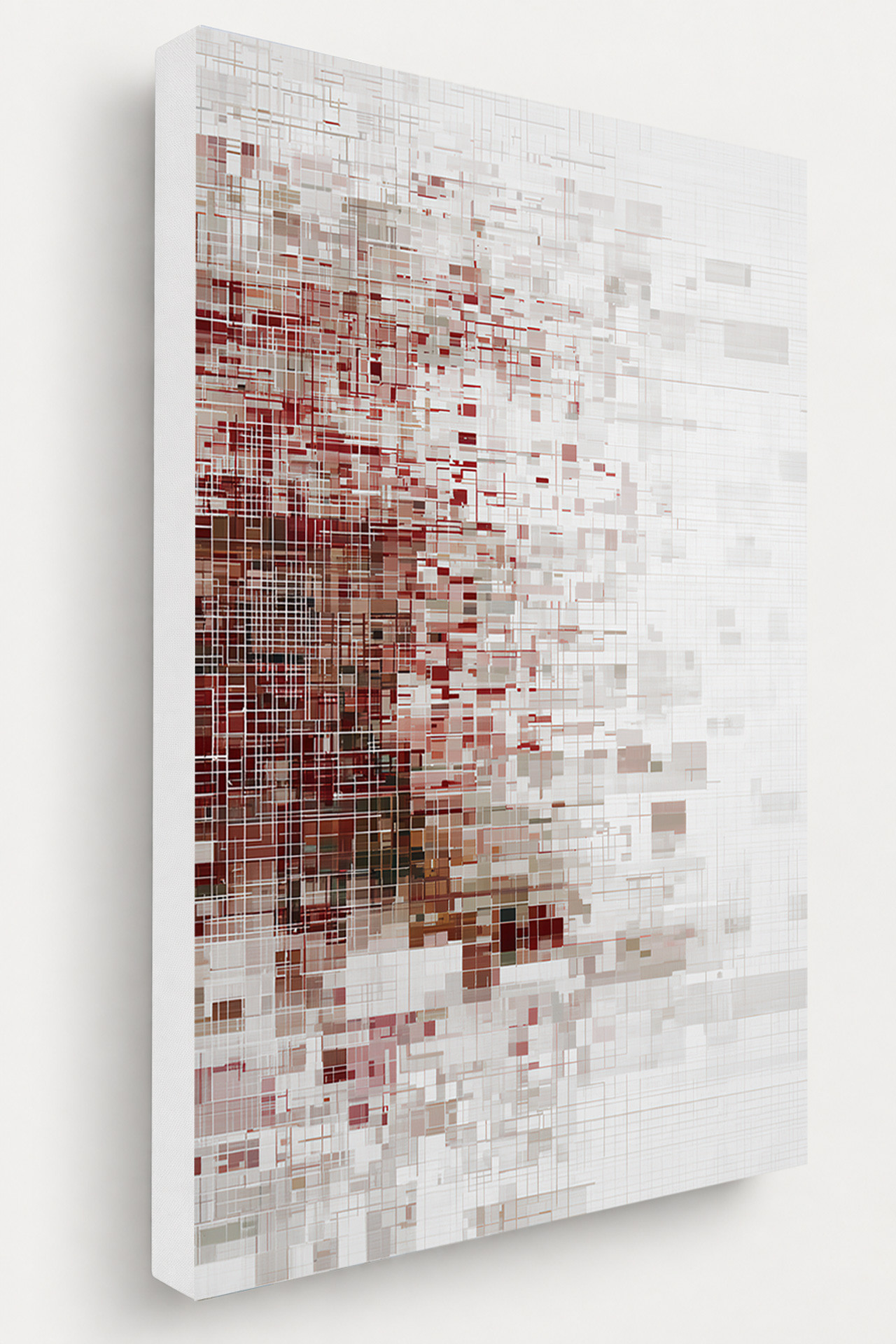 TRACES – Abstrakter Kunstdruck auf Leinwand
