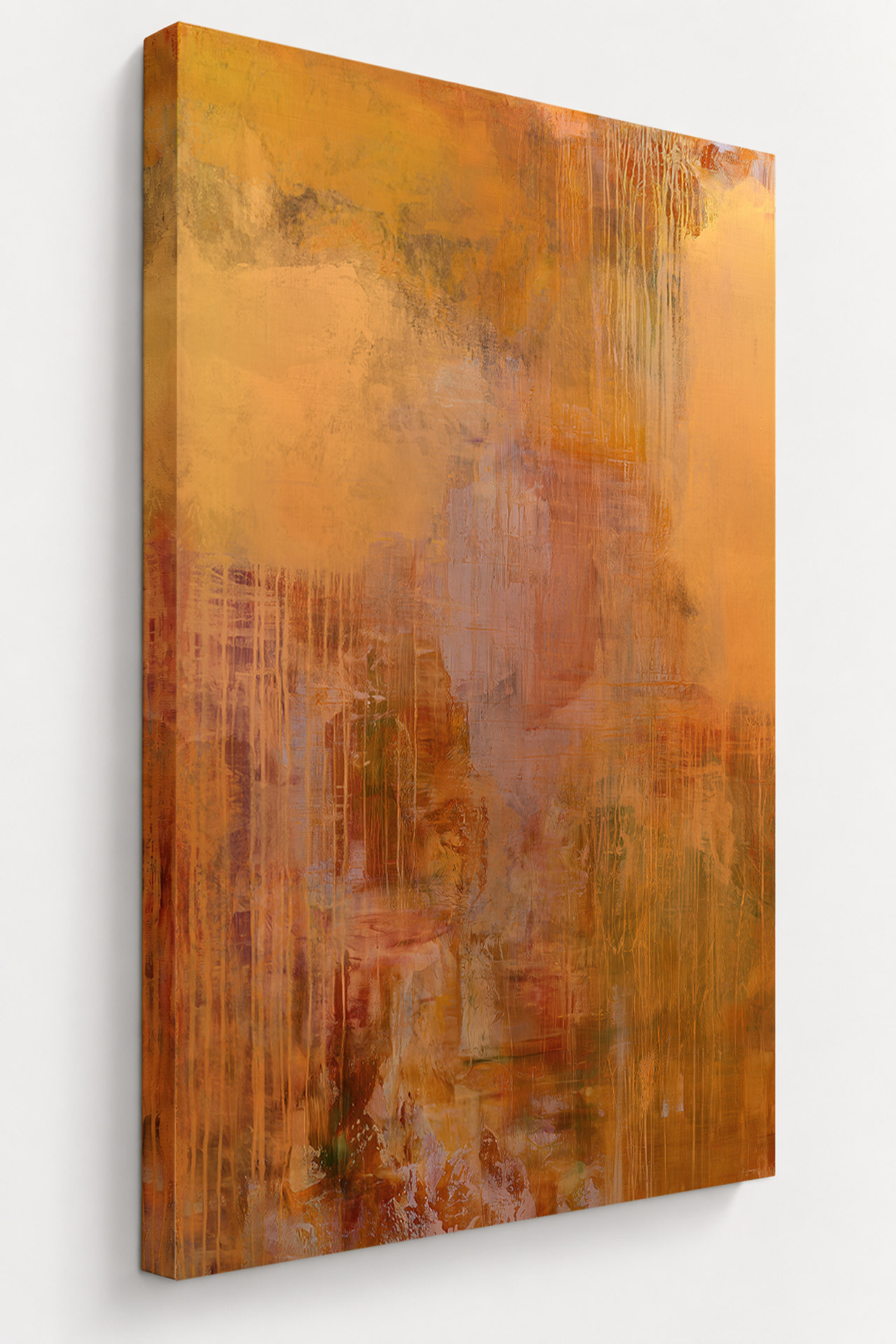 ZAZOU Kunstdruck auf Leinwand auf 3 cm Keilrahmen – Purple Canvas