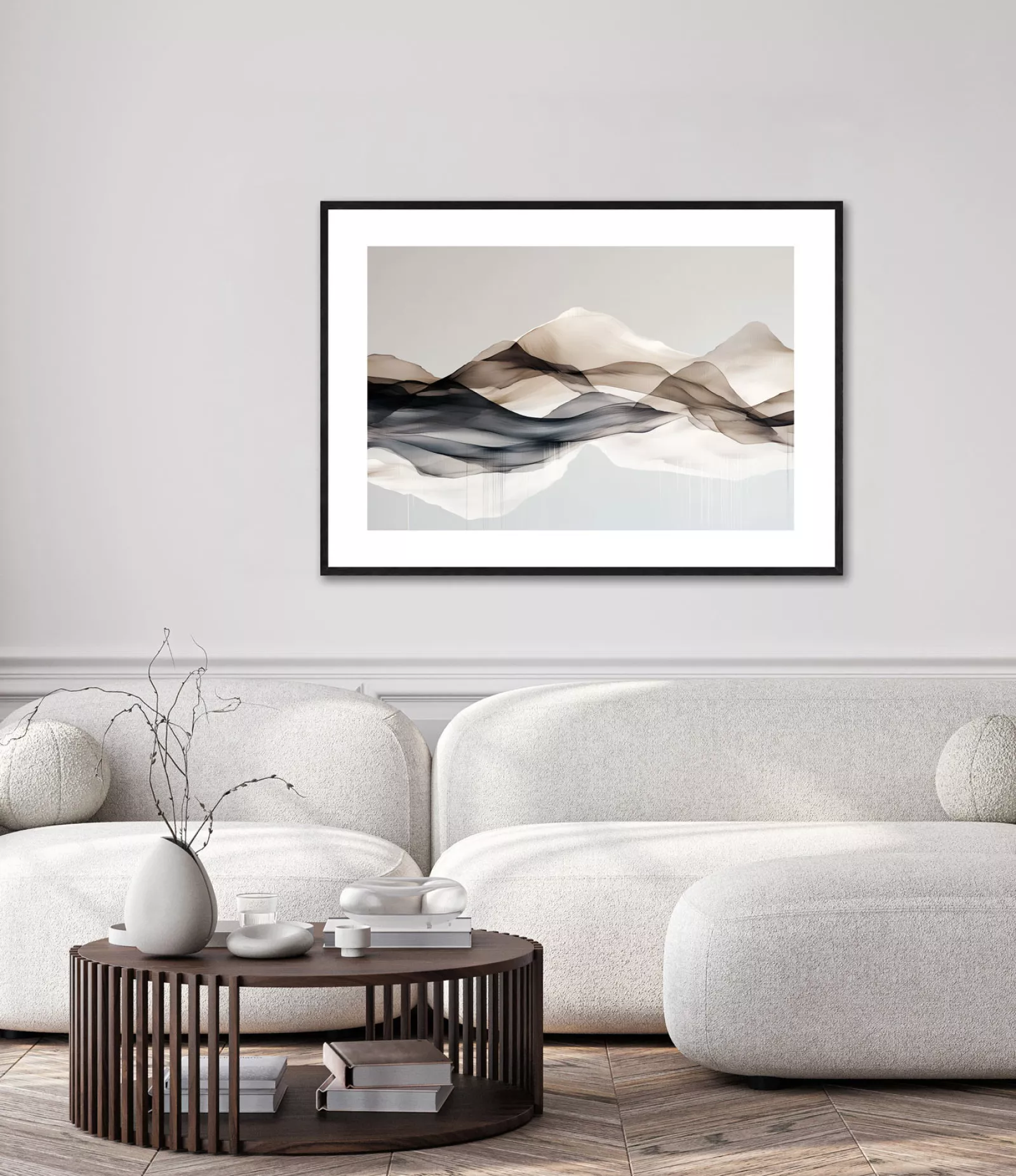 SUMMIT VEIL – Gerahmter Fine Art Print