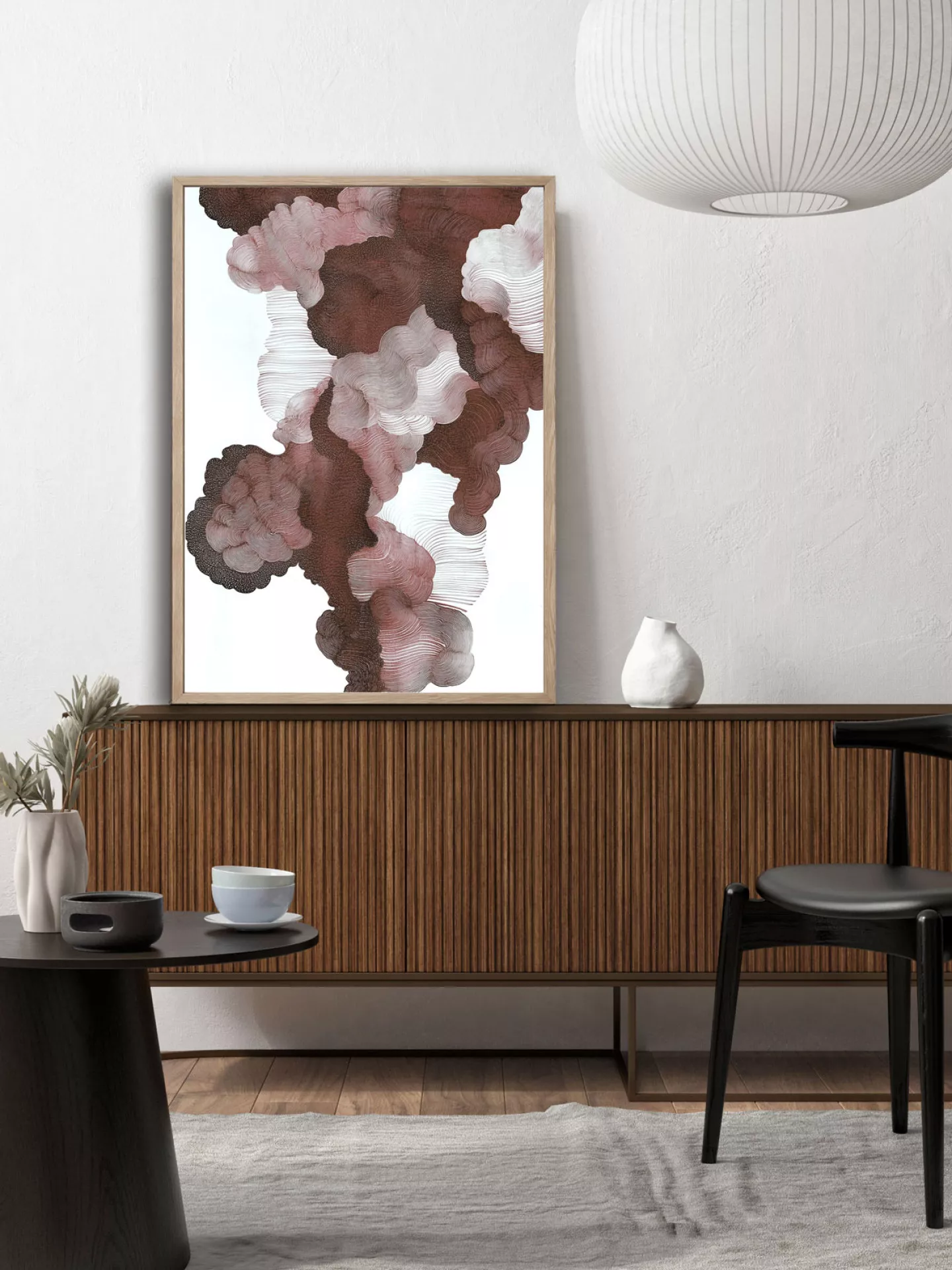 SANGAM RED – Gerahmter Fine Art Print