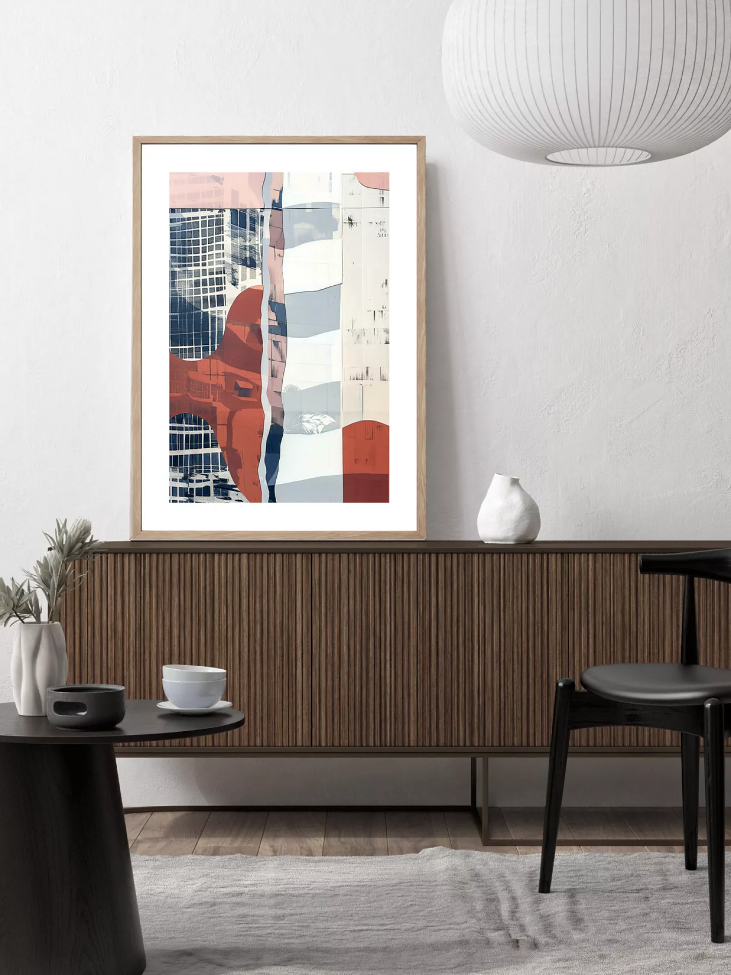 URBAN FLOW I – Gerahmter Fine Art Print