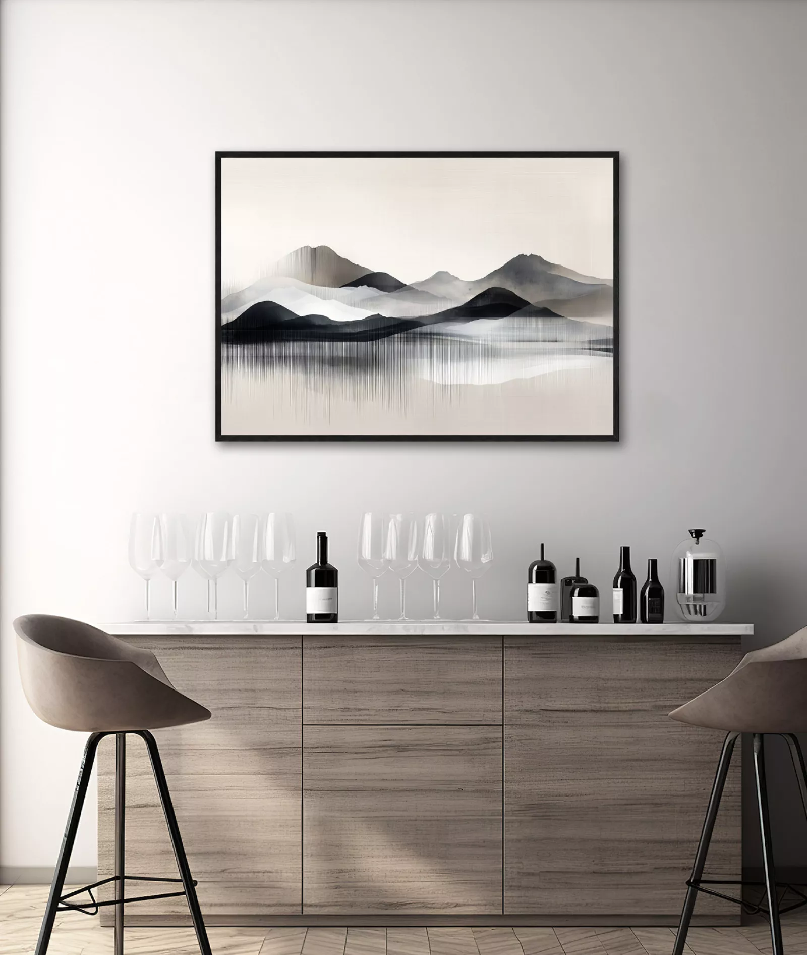 MONTAIR – Gerahmter Fine Art Print