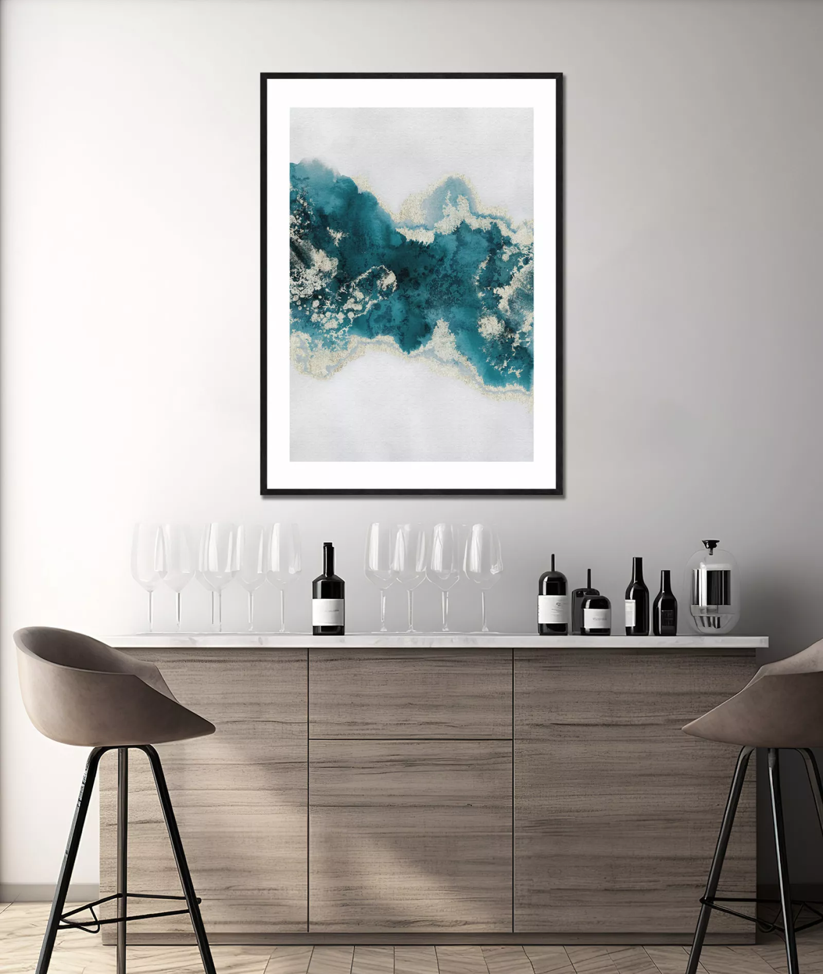 RIVA II – Gerahmter Fine Art Print