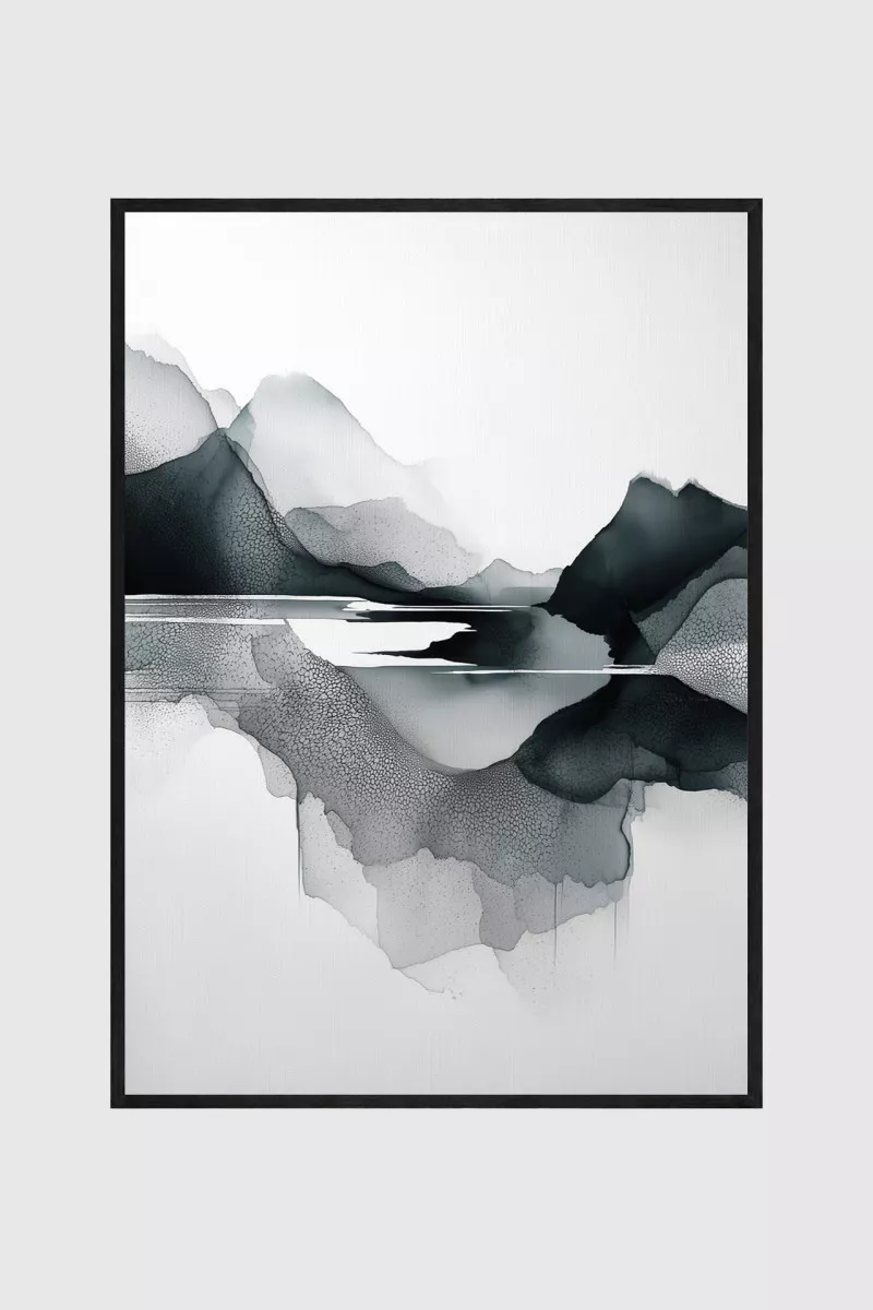 NOIR SUMMIT – Gerahmter Fine Art Print