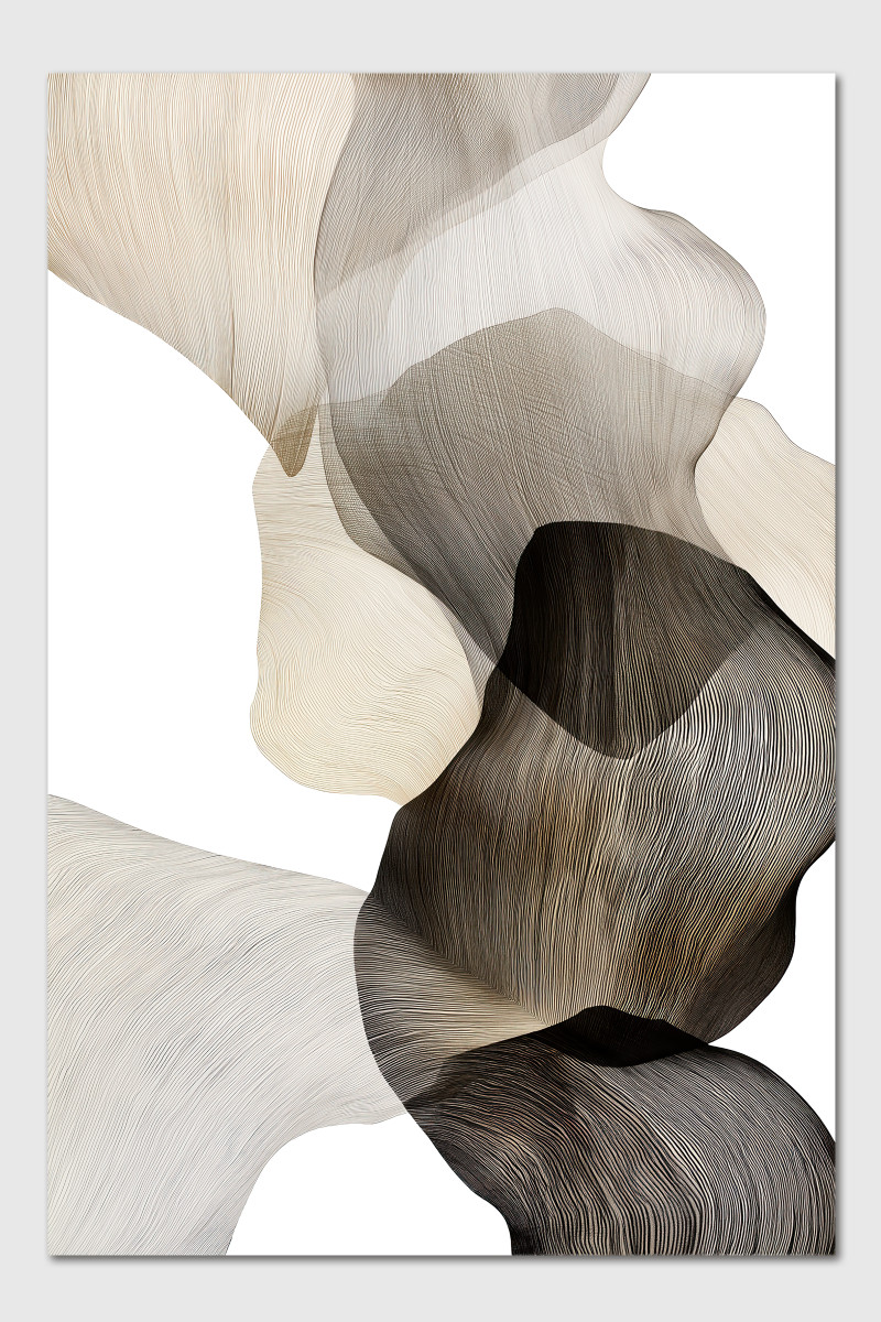 SWEET DISPOSITION II– Abstrakter Kunstdruck auf Leinwand