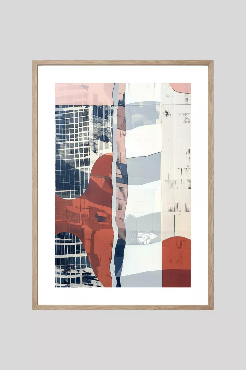URBAN FLOW I – Gerahmter Fine Art Print