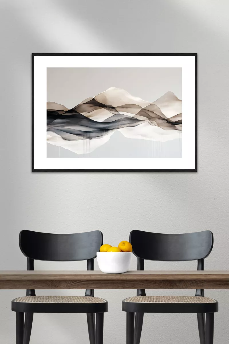 SUMMIT VEIL – Gerahmter Fine Art Print